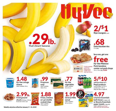 Prices, promotions, and availability may vary by store and online and are determined on date order is placed. . Hy vee weekly ad
